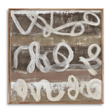 Beige Abstract Line Painting #ART51