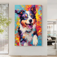 Joyful Spirit Colorful Dog Painting