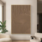 Brown Minimalist Textured Painting