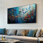 Colorful Fish Abstract Painting