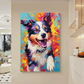 Joyful Spirit Colorful Dog Painting