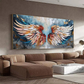 Abstract Angel Feather Painting