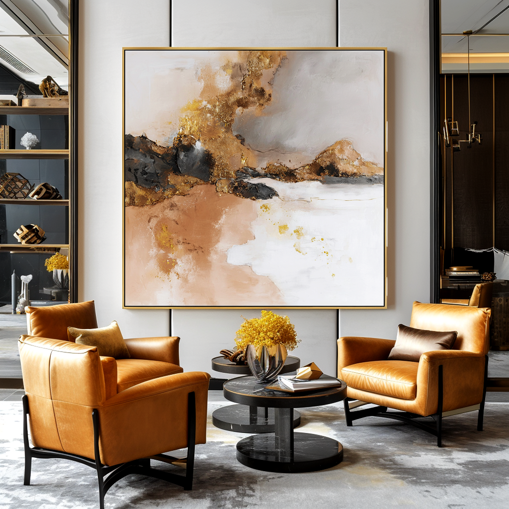 Textured Abstract Landscape Painting #ART52