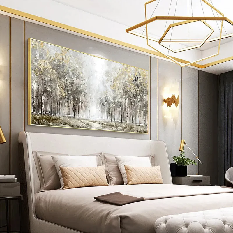 Soft Forest Landscape Painting