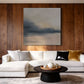 Misty Horizon Landscape Painting