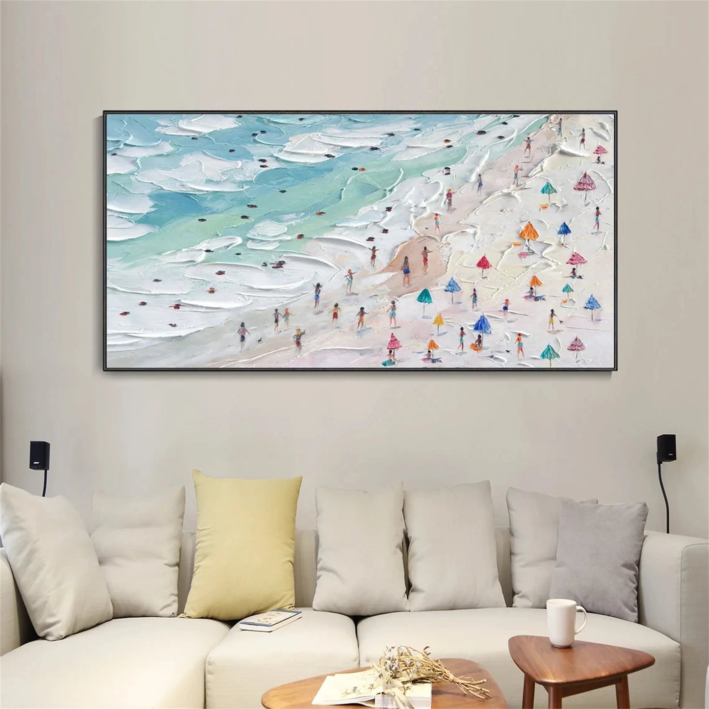 Golden Sands-Beach Abstract Painting