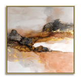 Gold Abstract Landscape Painting #ART53