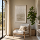 Neutral Cascade Wabi Sabi Canvas Art
