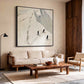 Alpine Skiers Textured Painting