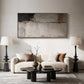 Earthy Neutral Abstract Painting