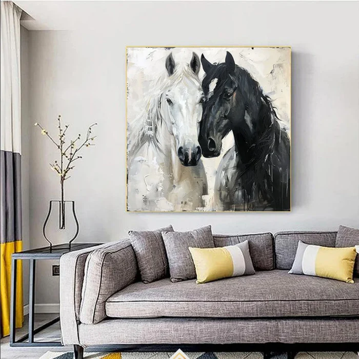 Harmony of Strength Horse Painting