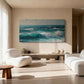 Aqua Tide Textured Seascape