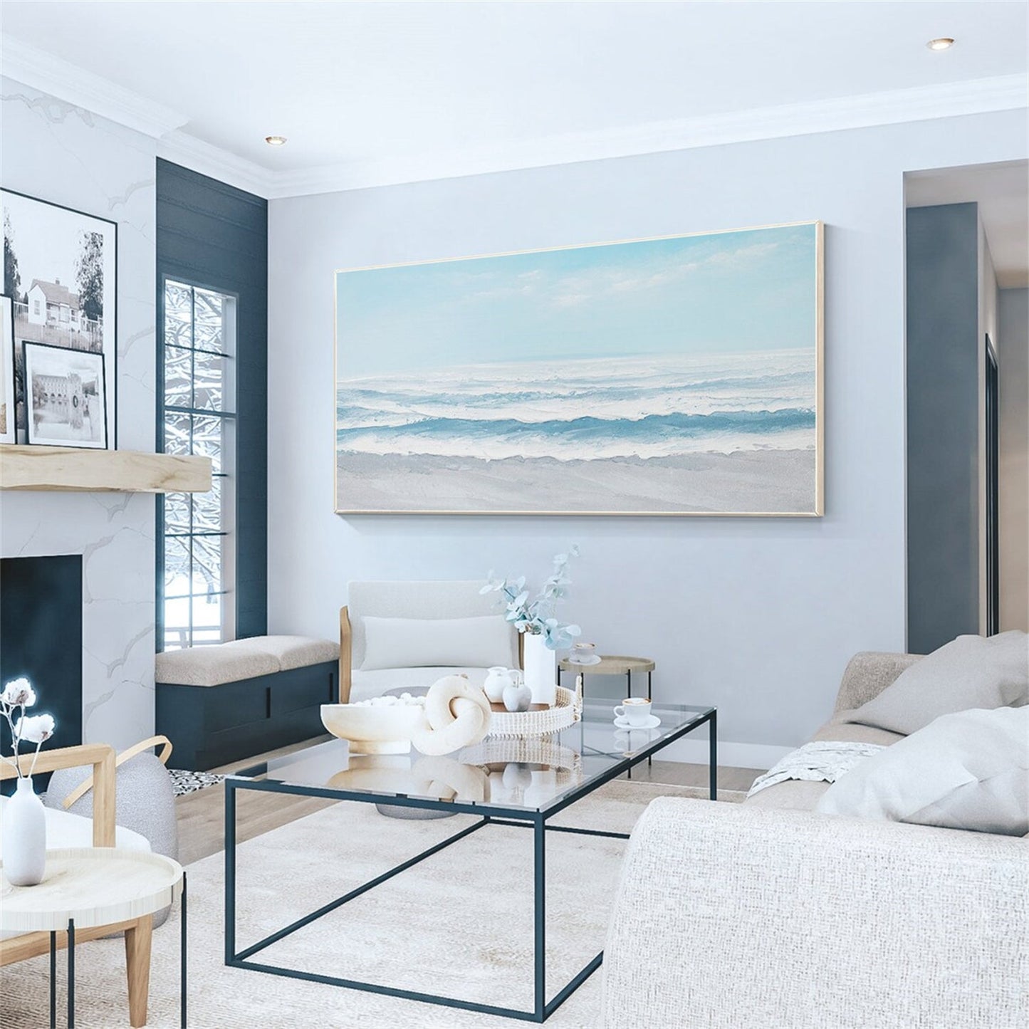 Ocean Serenity-Calm Ocean Wall Art