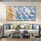 Golden Tide-Summer Beach Abstract Painting