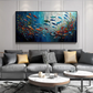 Colorful Fish Abstract Painting