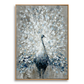 Abstract Peacock Textured Painting #ART59