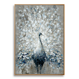Abstract Peacock Textured Painting #ART59