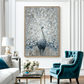 Abstract Peacock Textured Painting #ART59
