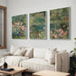 Blossom Garden Whisper Triptych Painting Set of 3