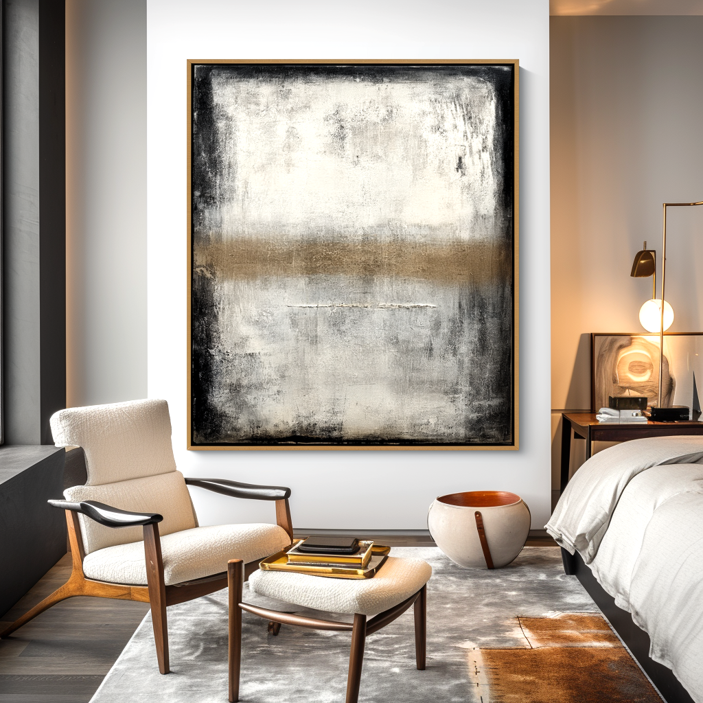 Neutral Abstract Texture Painting #ART05