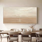 Soft Dune Calm Neutral Abstract Painting
