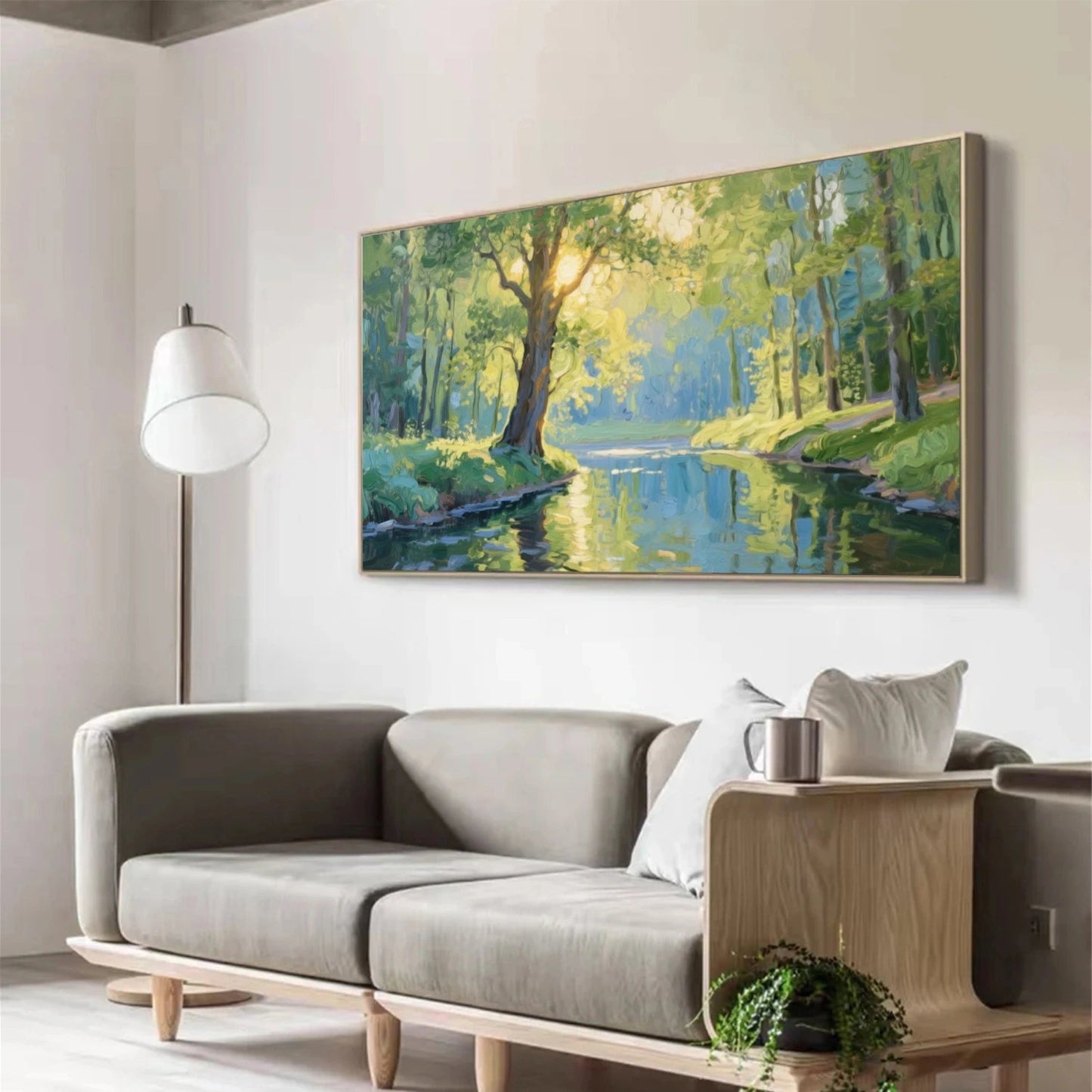Golden Grove Riverlight Landscape Painting