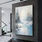 Silent Mist River Landscape Painting