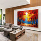 Radiant Maple Avenue Abstract Painting