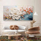 Blush Tides Floral Abstract Painting