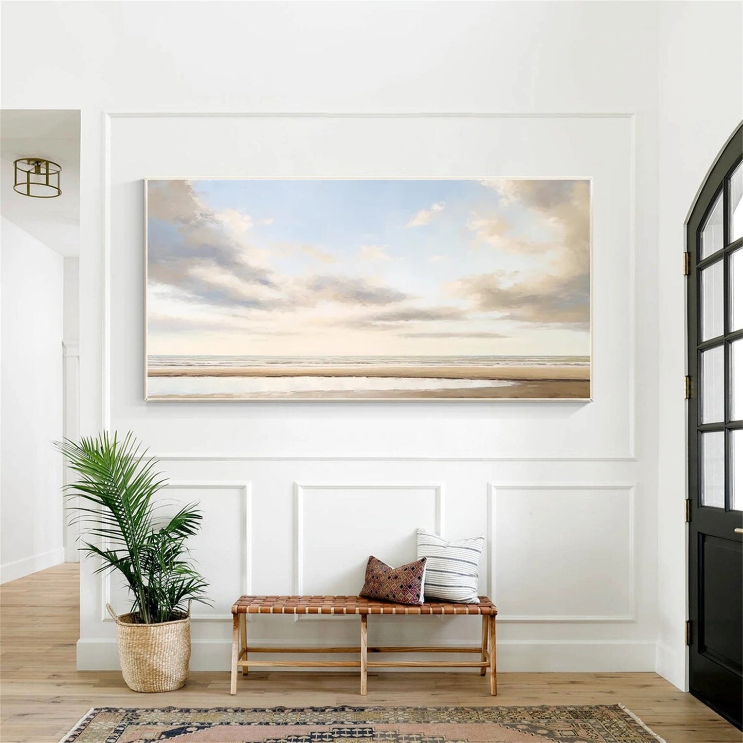 Soft Tide Golden Shore Painting