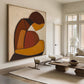 Cocoon Glow Ochre Figurative Painting