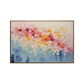 Sunset Bloom Impasto Flower Canvas Art