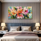 Colorful Abstract Floral Painting