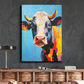 Radiant Meadow Cow Painting