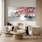 Red Plum Blossom Landscape Painting