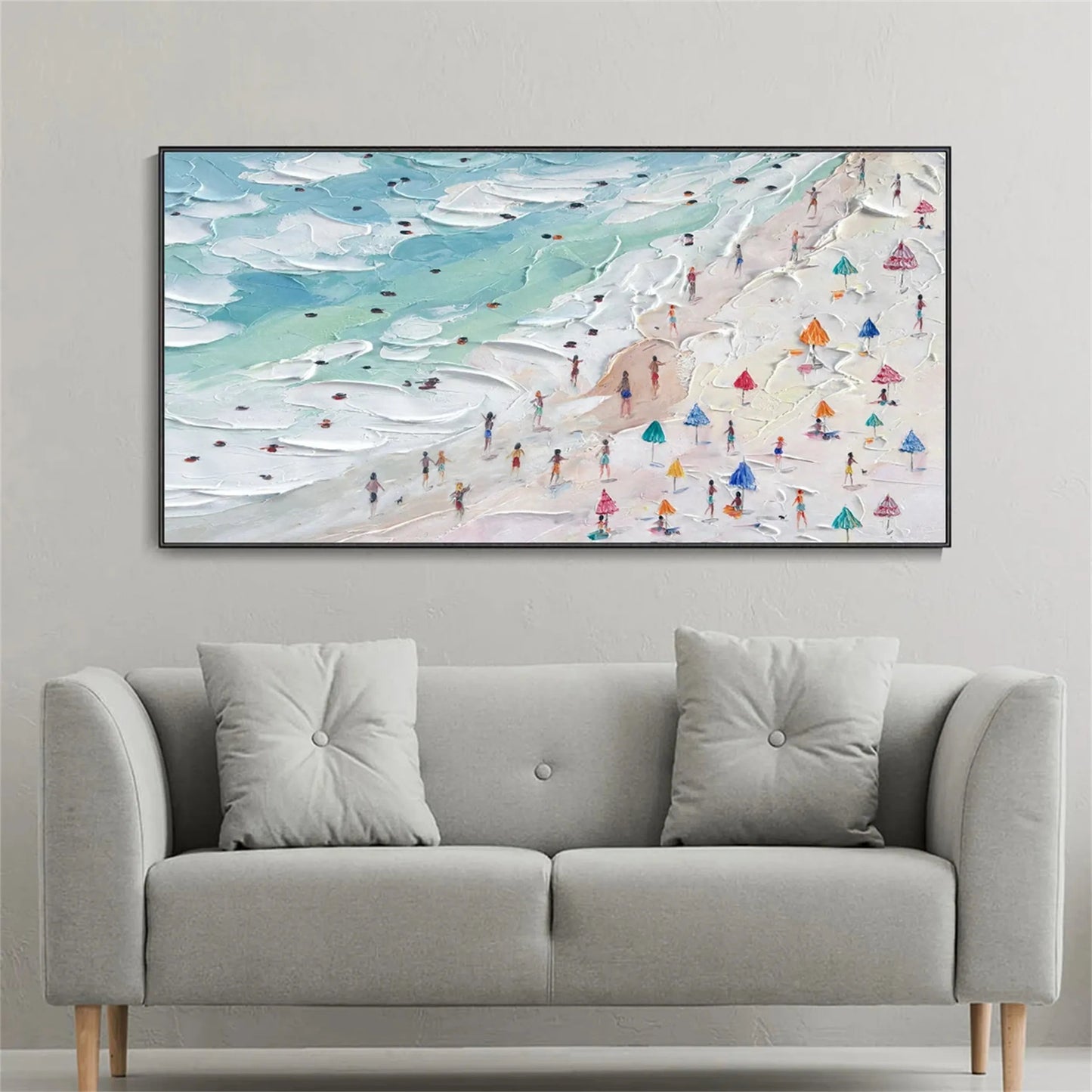 Golden Sands-Beach Abstract Painting