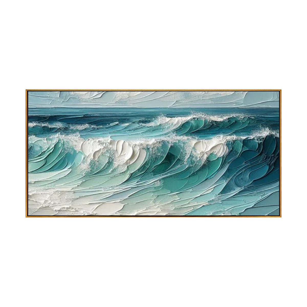 Celestial Wave Motion Painting