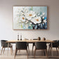Quiet Magnolia Drift Abstract Painting