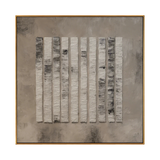 Neutral Vertical Stripes Painting