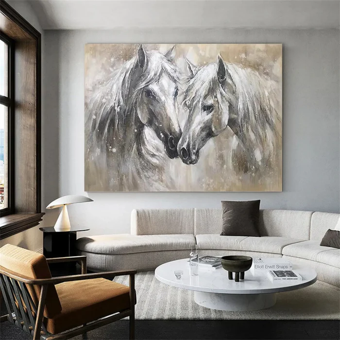 Soul Bond Horse Abstract Painting