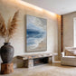 Coastal Breeze Ocean Impasto Canvas Art