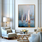 Abstract Sailing City Painting #ART63