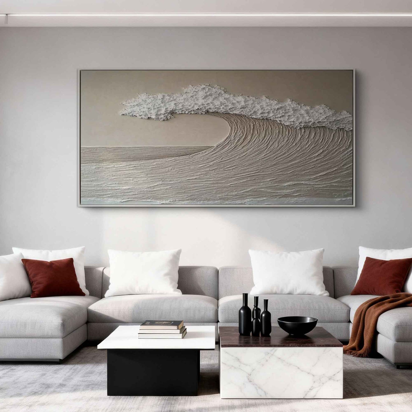 Serene Crest Wave Painting
