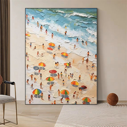 Ocean Breeze-Summer Beach Painting