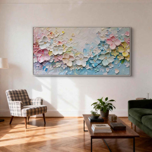 Pastel Bloom Floral Painting