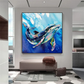 Ocean Dawn Whale Painting