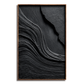 Black Minimalist Textured Painting #ART68