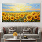 Golden Sunflower Horizon Painting