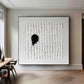 Monochrome Contrast Minimal Texture Painting