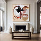 Saffron Loop Modern Abstract Painting